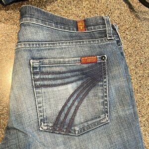 7FAMK flare jeans hardly worn Lexi dojo size 30 7pocket